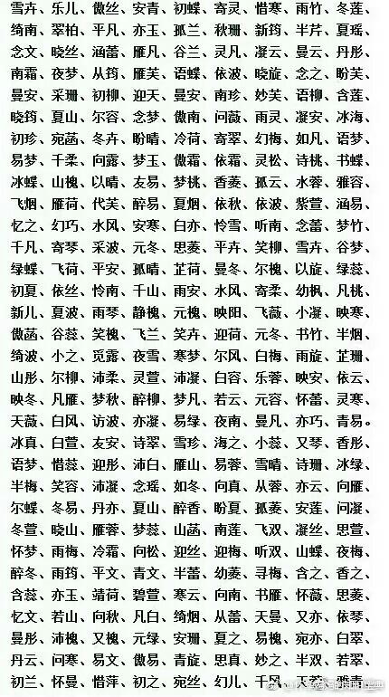 名字算命图片